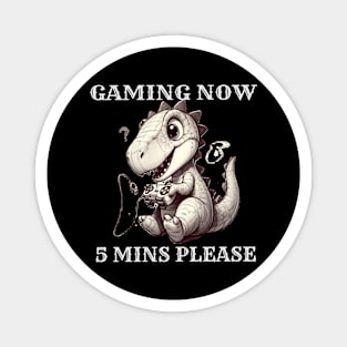 Funny Dinosaur Dragon Dad Video Game Magnet